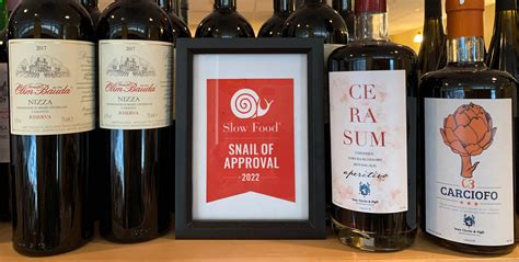 Weygandt Wines Awarded Slow Food Dcs Snail Of Approval