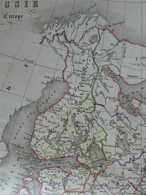 Russia In Europe St Petersburg Moscow Black Sea C1860 Engraved Hand