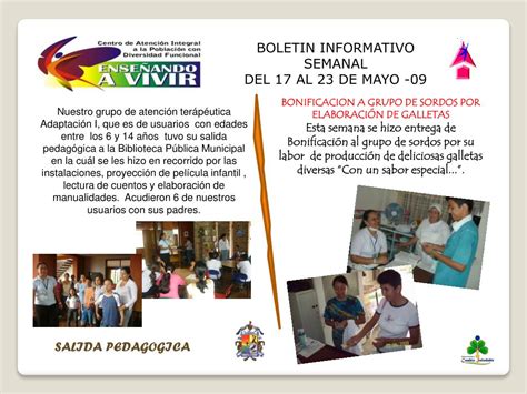 Ppt Boletin Informativo Semanal Del 17 Al 23 De Mayo 09 Powerpoint Presentation Id4566233