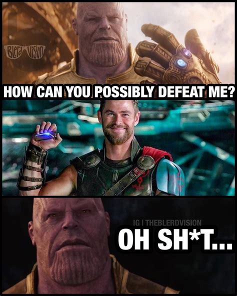How The Avengers Will Defeat Thanos Marvel Funny Marvel Jokes