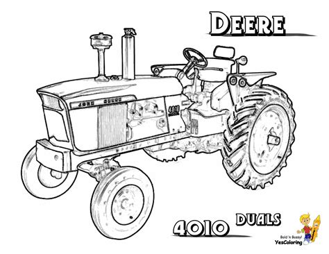 4020 John Deere Coloring Pages Coloring Pages