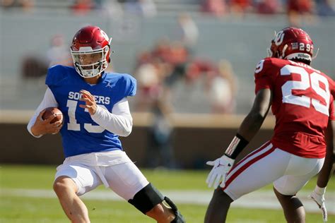 Caleb Williams channels Kyler Murray in OU football spring game