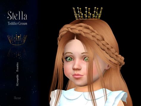 Stella Toddler Crown By Suzue At Tsr Sims 4 Updates