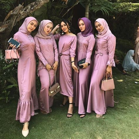 Dress Gaun Bridesmaids Hijab On Instagram Inspired From Aryndael