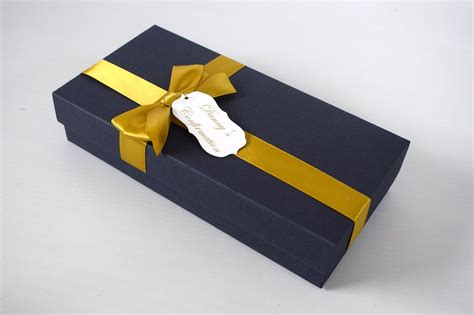 Navy Blue Boxes Boxes With Lid Boxes With A Ribbon Elegant Etsy Hong Kong