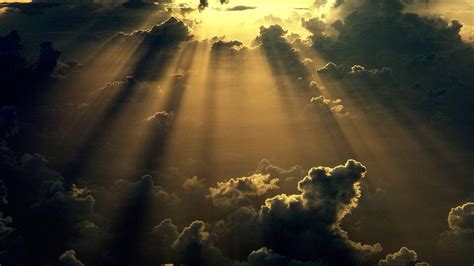 Sun Rays Through Clouds Wallpapers Wallpaper Cave
