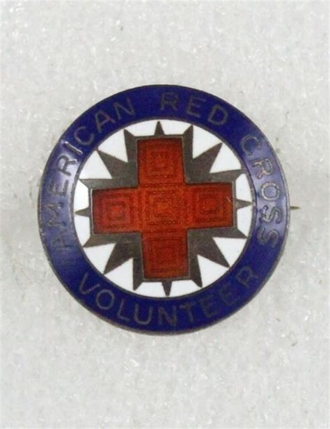 Red Cross Volunteer Services Production Lapel Pin Wwii Era Ebay