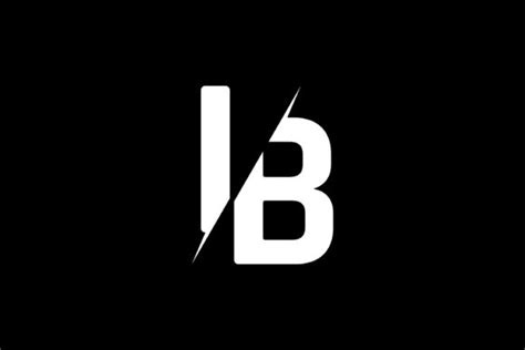 Monogram Ib Logo Design Graphic By Greenlines Studios · Creative Fabrica