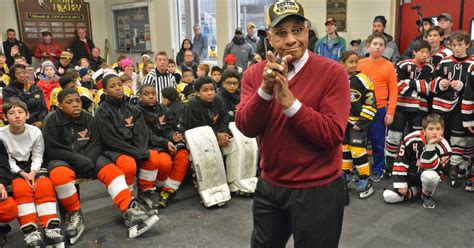 Deep Blue Sea Boston Bruins Honor Willy Oree First Black Nhl Player