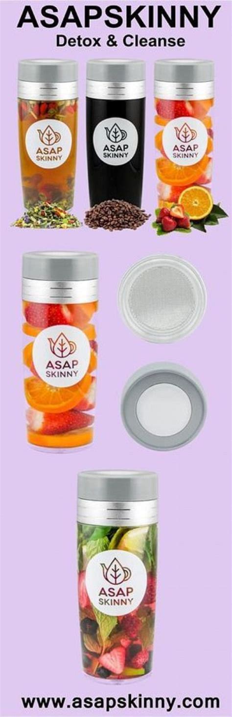 Detox Cleanse With ASAPSKINNY Our Versatile Tea Infuser Bottle Comes