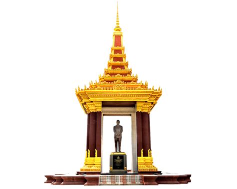 ព្រះបរមរតនកោដ្ឋ Statue Cambodia Phnom Penh Khmer Psdkh