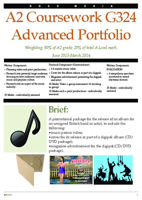 A2 Advanced Portfolio Guidance 2013