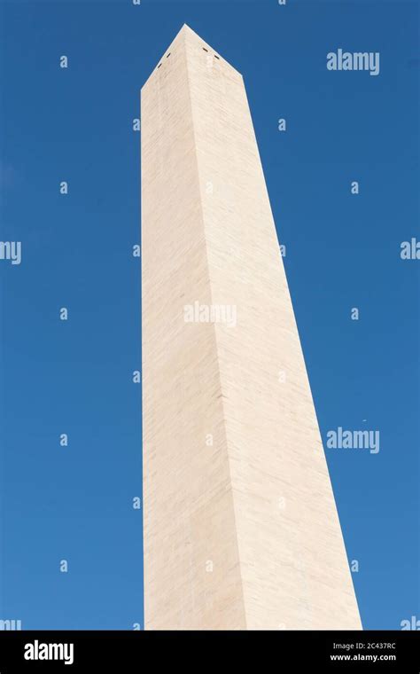 Washington Monument Tall Obelisk In National Mall Washington Dc