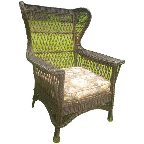 Get the best large wicker chairs from the many trustworthy vendors at alibaba.com. Vintage Large Natural Bar Harbor Wicker Gentleman's Wing ...