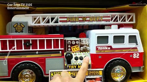 Fire Truck Fire Rescue Tonka Youtube