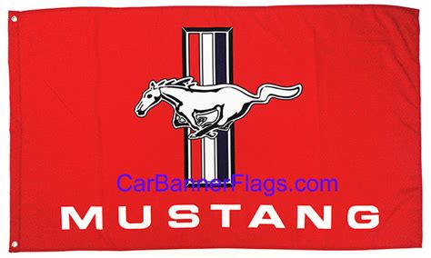 Ford Mustang Flag 3x5 Banner 100 Polyester Flagsshop