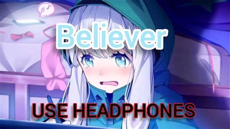 Nightcore Believer Imagine Dragons Lyrics Amv Anime Youtube