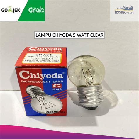 Jual Bohlam Chiyoda Watt Lampu Pijar Chiyoda G Watt Dop Chiyoda Watt Lampu Pijar