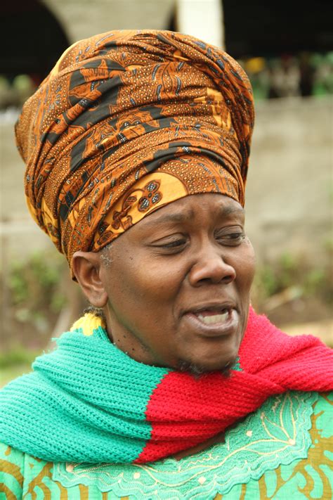 Rastafari Woman In Rastafarian Community Village In Shashamane