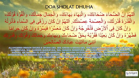 Doa Sholat Dhuha Dan Artinya Informasi Doa Terlengkap