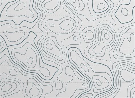 Free Vector Topographic Contour Line Map Background