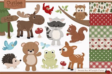 Baby Woodland Animals Clipart Free 20 Free Cliparts Download Images
