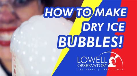 How To Make Dry Ice Bubbles Youtube