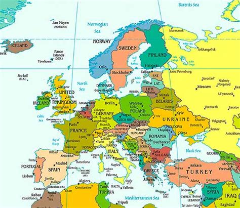 Europe Map Map Of Europe Facts Geography History Of Europe