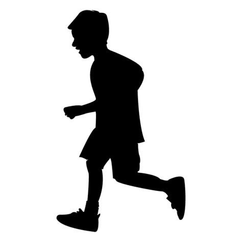 Child Running Silhouette Transparent Png And Svg Vector File