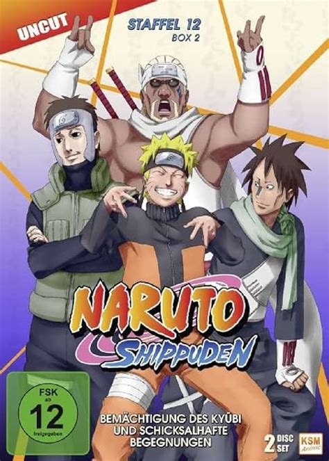 Naruto Shippuden Staffel 12 Box 2 Episoden 488 495 Uncut 2 Disc