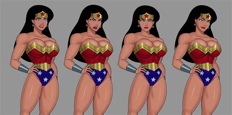 Just A Completely Normal DCAU Style Wonder Woman Nothing Wrong With It