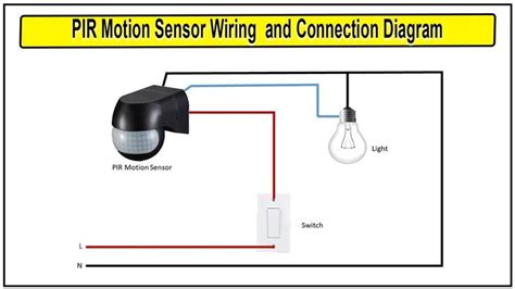 How To Make Pir Motion Sensor Wiring And Connection Pir Motion Sensor