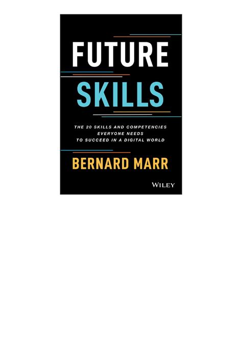 EBOOK READ Future Skills The 20 Skills And Competencies Everyone