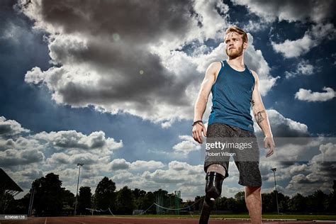 Paralympic Sprinter Jonnie Peacock Is Photographed For The Times On