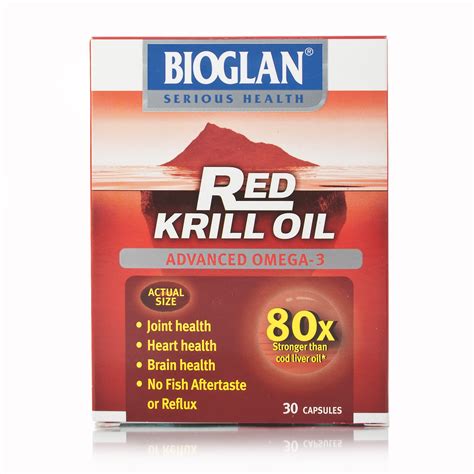 Bioglan Red Krill Oil 30 Capsules Vitamins Chemist Direct