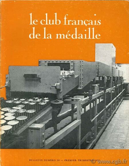 Le Club Français De La Médaille N°38 1973 Collectif Locc11402 Librairie
