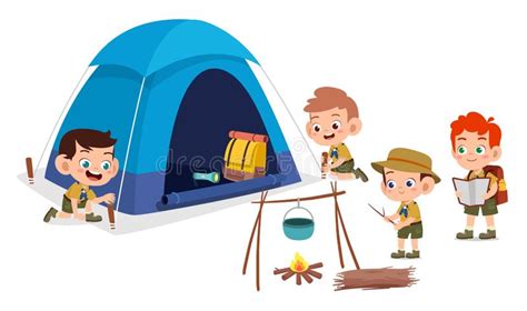 Camping Clipart Flat Camping Clipart Clipart World All Camping Clip