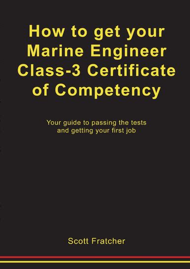 How To Get Your Marine Engineers Class 3 Certificate Of Competency