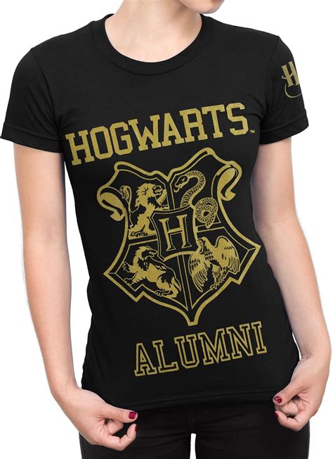 harry potter womens hogwarts t shirt clothing