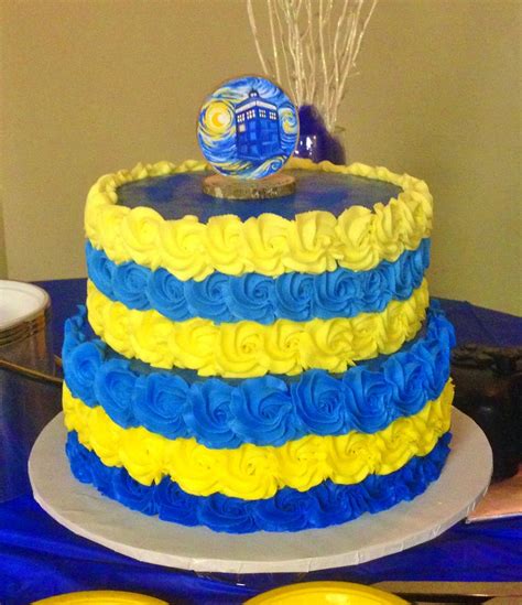 Blue And Yellow Cake Cakeze