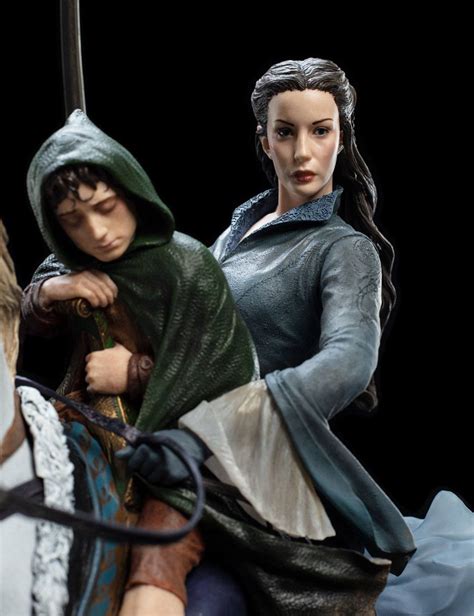 Arwen And Frodo Auf Asfaloth Statue 16 Der Herr Der Ringe 40 Cm
