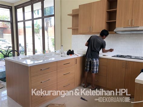 Kitchen set hpl coklat tuangou. Kelebihan dan Kekurangan Finishing HPL - Dekoruang.com
