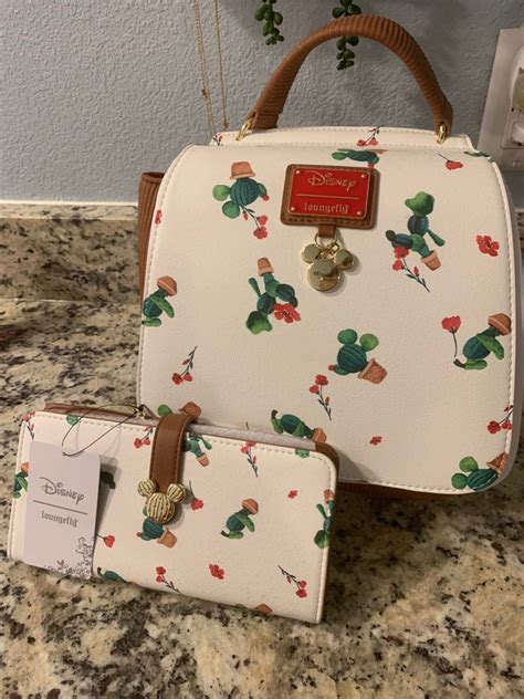 Sorry, this item is sold! Mickey Mouse Cactus Loungefly backpack / purse and ...