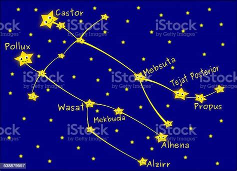 Gemini Constellation Stock Illustration Download Image Now