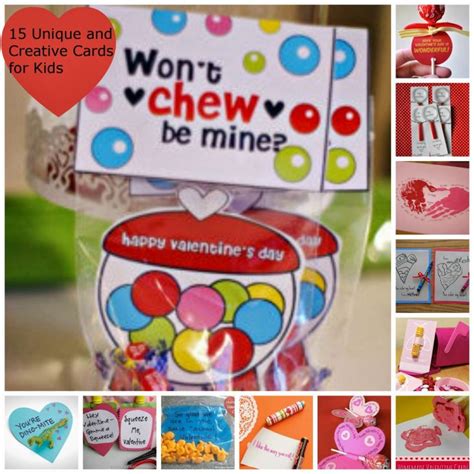 After you've created your diy valentine's day card, finish out the holiday with printables, clip art, and crosswords, word searches, and puzzles. 15 Unique and Creative Valentine's Cards for Kids - Just ...