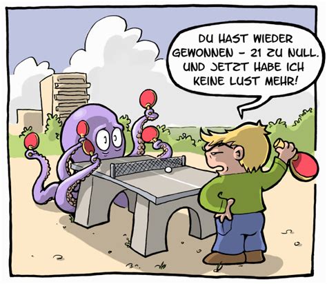 September 2017 im österreichischen linz statt. Cartoon Tischtennis mit Kraken