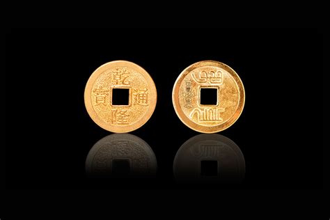Gold I Ching Coins 18k Solid Gold Hallmarked