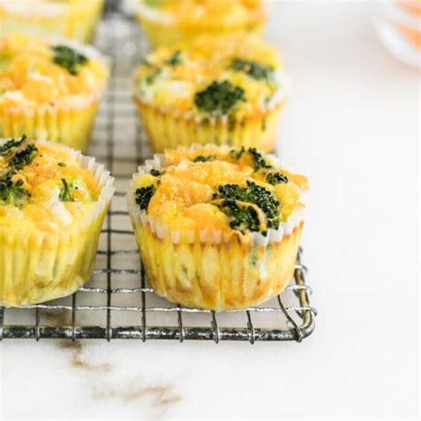 Make Ahead Broccoli Cheddar Egg Muffins Lively Table