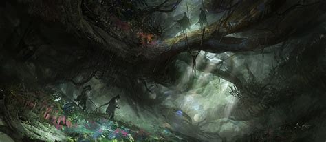 Wallpaper Fantasy Art Jungle Formation Screenshot Landform