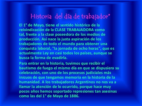 Este sábado, 1 de mayo se celebra el día del trabajo. 1 de mayo..1